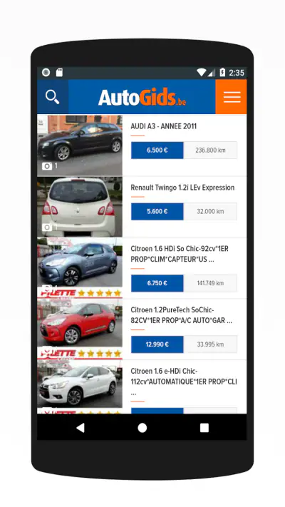 Tweedehands Auto België screenshot 1
