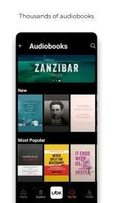 Ubook: Audiobooks screenshot