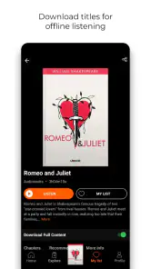 Ubook: Audiobooks screenshot