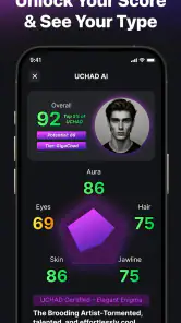 UCHAD AI Looksmax Face Rating screenshot