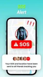 Udostępnianie lokalizacji screenshot