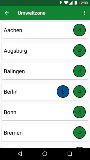 Umweltzone screenshot 2