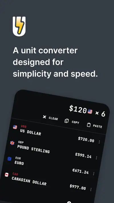 Unit Lab Converter Calculator screenshot 1