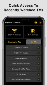 Universal TV Remote Control screenshot
