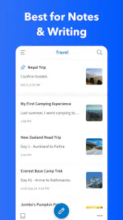 UpNote screenshot 1
