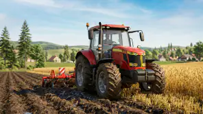 US Farming Tractor Game 3D screenshot 1