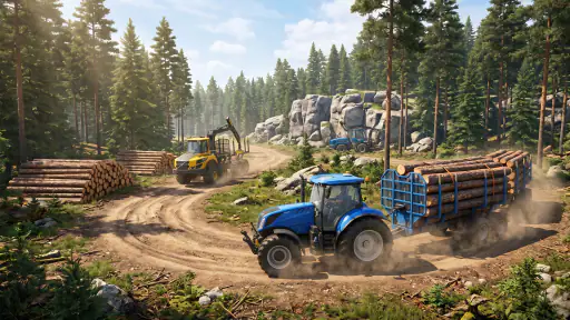 US Farming Tractor Game 3D screenshot 5