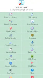 UTM Geo Map screenshot