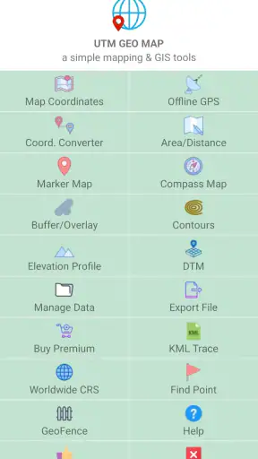 UTM Geo Map screenshot 1
