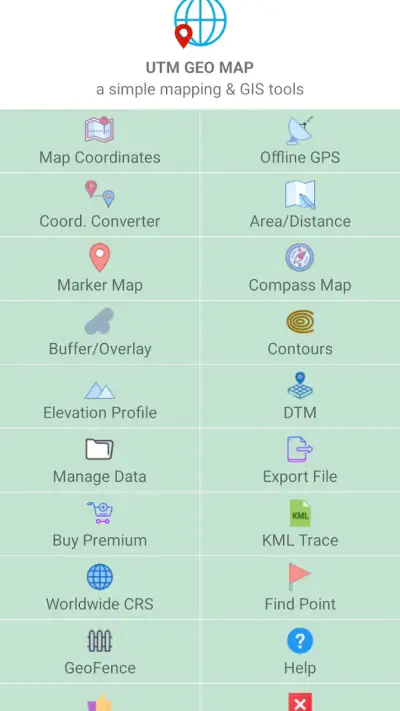 UTM Geo Map screenshot 1