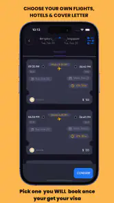 Utwórz plan podróży lotniczej screenshot