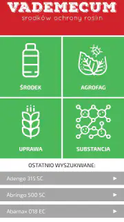 Vademecum środków ochrony rośl screenshot 2