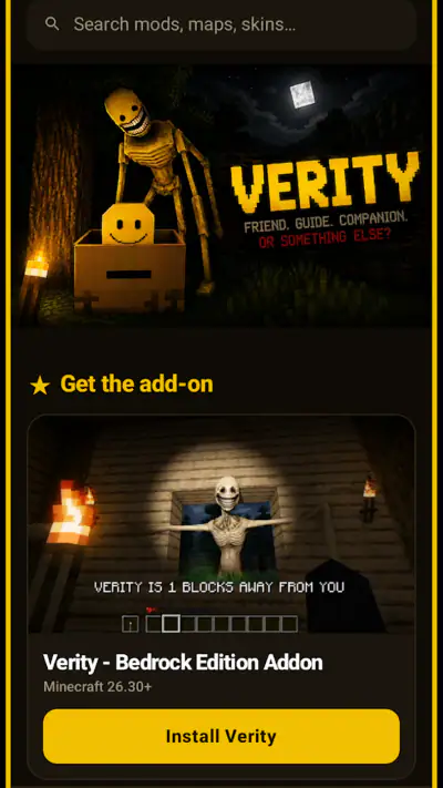 Verity Mod for Minecraft PE screenshot 1
