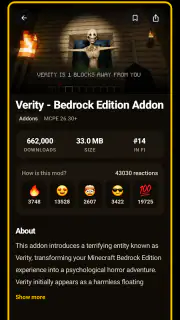 Verity Mod for Minecraft PE screenshot 2