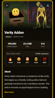 Verity Mod for Minecraft PE screenshot 4