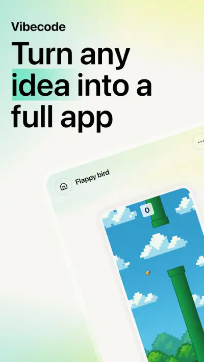 Vibecode - AI App Builder screenshot 1
