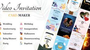 Video Invitation Card Maker screenshot 1