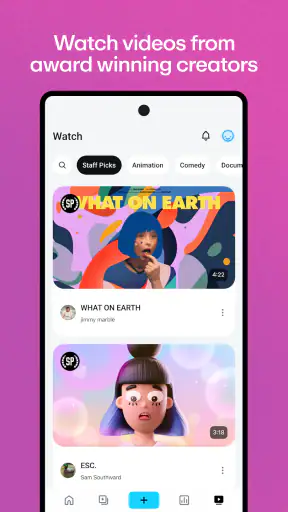 Vimeo screenshot 1
