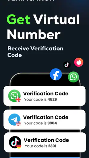 Virtual Number SMS - SmsCode screenshot 1