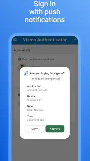 Visma Authenticator screenshot 1