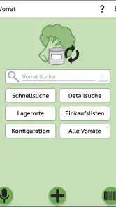 Vorrat, Lager, Einkaufslisten screenshot