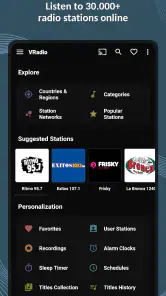 VRadio - Online Radio App screenshot