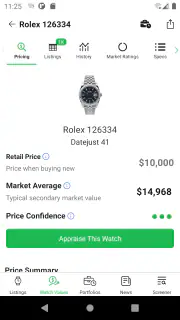 WatchCharts screenshot 3