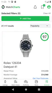 WatchCharts screenshot 7