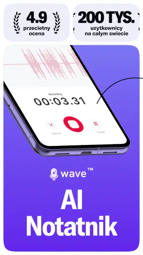 Wave – Notatnik AI screenshot 1
