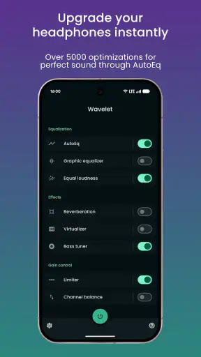 Wavelet: headphone equalizer screenshot 1