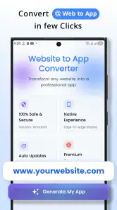 Web to App Converter App Maker screenshot