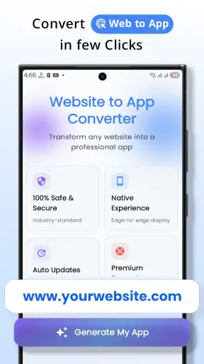 Web to App Converter App Maker screenshot 1