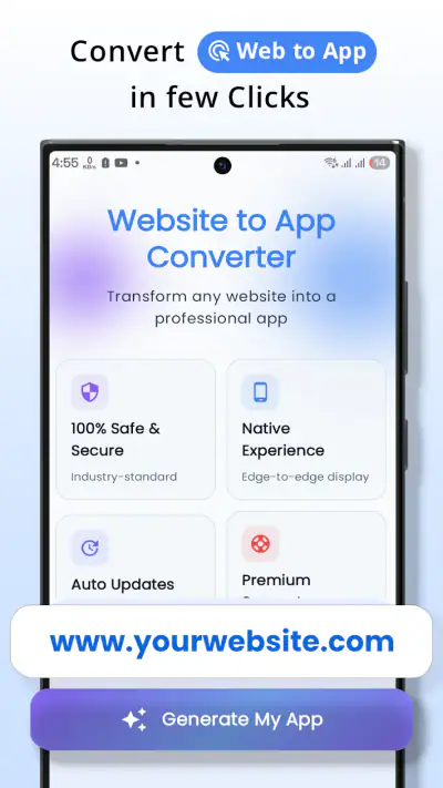Web to App Converter App Maker screenshot 1