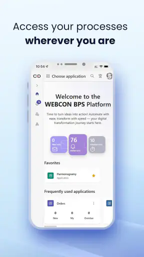 WEBCON screenshot 1