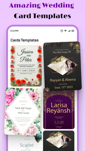 Wedding Invitation Maker App screenshot 1