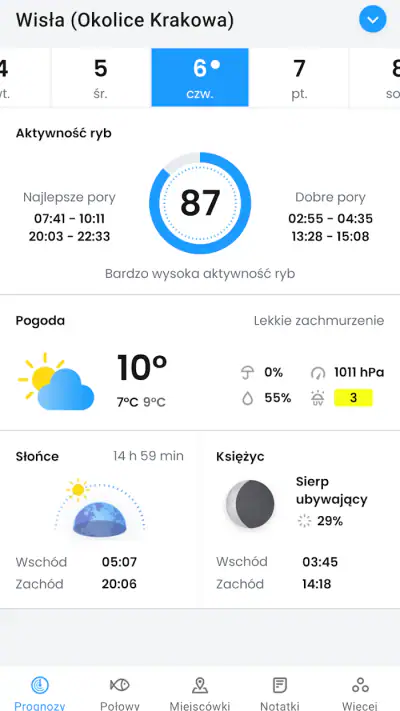 Wędkarz: Prognozy brań screenshot 1