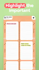 Week Notes Planner screenshot