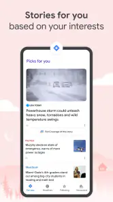 Wiadomości Google screenshot
