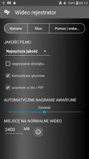 Wideorejestrator samochodowy screenshot 3