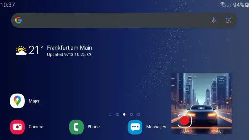 Wideorejestrator samochodowy screenshot