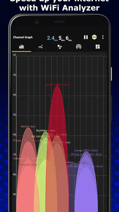 WiFi Analyzer screenshot 1