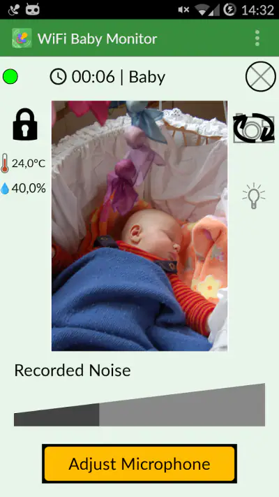 WiFi Baby Monitor (PRO) screenshot 1