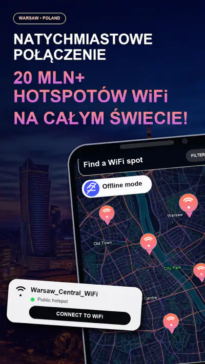 WiFi Finder: Hotspot Map screenshot 1