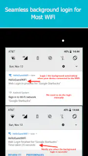 WiFi Web Login screenshot 1
