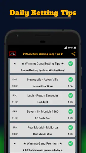 Winning Gang Betting Tips screenshot 1