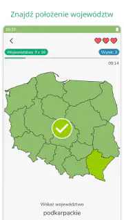 Województwa: Mapa Polski Quiz screenshot 1