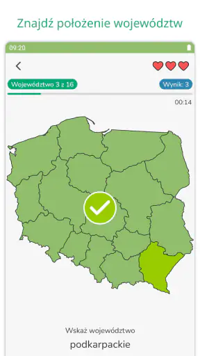 Województwa: Mapa Polski Quiz screenshot 1