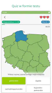 Województwa: Mapa Polski Quiz screenshot 2