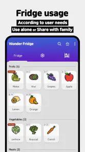 Wonder Fridge: Food Organizer screenshot
