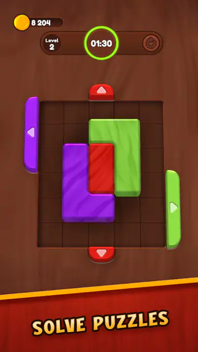 Wood Color Jam - Block Puzzle screenshot 1